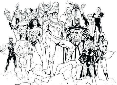 Justice league justice league super coloring pages. Printable Justice League Coloring Pages (Dengan gambar)