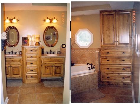 About pine furniture wood furnishings bring a special look to a home. Knotty Pine Bathroom Ideas Spice up your bath with new ...