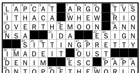 This new york times crossword free printable uploaded by nathen collins from public domain that can find it from google or other search engine and it's posted under topic free printable ny times crossword puzzles. The New York Times Crossword Puzzle Solved: Tuesday's New ...