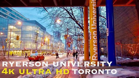 Ryerson university is on a path to become canada's leading comprehensive innovation university. ryerson university campus (walking tour 4k) - YouTube