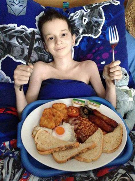 What is on the wetherspoon breakfast menu. Go on Johnny Depp, grant this dying boy's bucket list ...