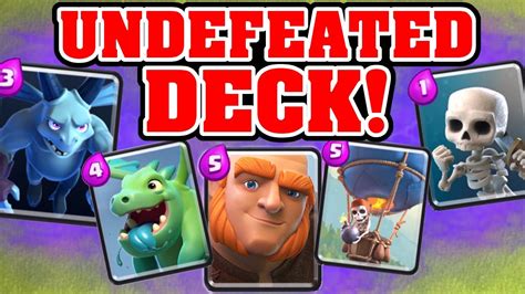 This is a average elixir cost deck so you need to be patient.the main goal of this bowler graveyard deck is to defend first and to capitalize on your surviving troops by using them in a counter push with graveyard. PLAY Clash Royale : UNDEFEATED DECK! BEST DECK FOR LOWER ...