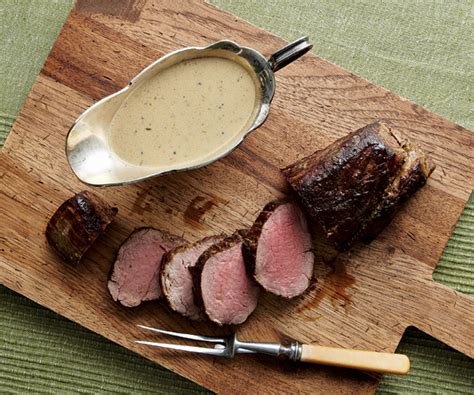 But if you want to get fancy, mix in some wild mushrooms, such as oyster, maitake or porcini. Sauce For Beef Tenderloin Atk - Beef Tenderloin with Mushroom Sauce or Simple Au Jus - The ...