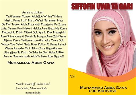 Maybe you would like to learn more about one of these? SIFFOFIN UWA TAGARI 2 - BEST HAUSA NOVEL