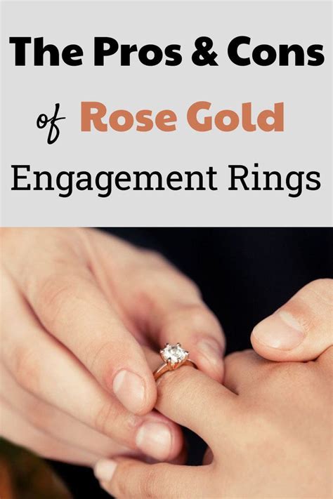 Posted 6 years ago in rings. The Pros and Cons of Rose Gold Engagement Rings in 2020 (With images) | Rose gold engagement ...