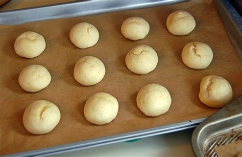 If the dough is too sticky to roll in the palm of your hand, add flour until firmer, but it should be very soft. Auntie Mella's Italian Soft Anise Cookies - Italian Anise ...