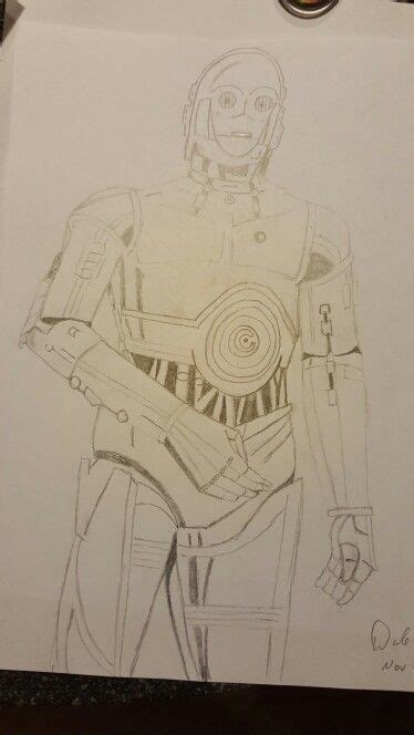 It ain't over till it's over. Pencil Sketch I did of C3PO from Star Wars | Art journal ...