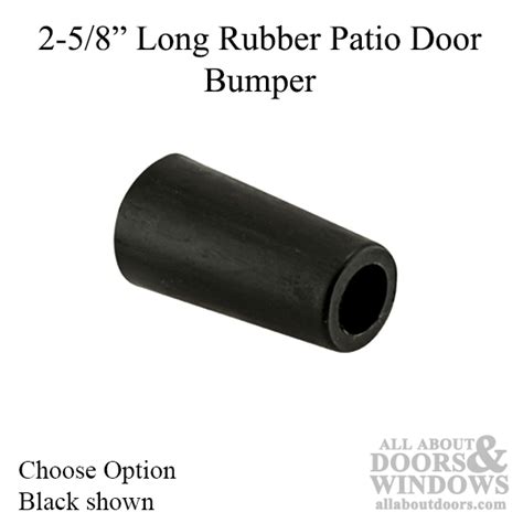 Rotating the handle will result in pella script being upside down. Bumper - Sliding Patio Door, Rubber Bumper with Screw ...