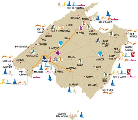 Www.palmademallorca.net esculturas en palma de mallorca. Mapa Calas Mallorca | Mapa