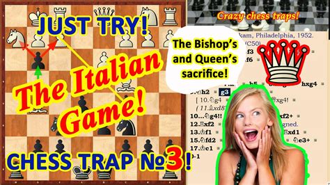 I hope that's given you a feel for the way to play these positions. The Bishop's and Queen's sacrifice trap in the Chess ...