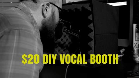 Be careful of making the sound too dead though. $20 DIY PORTABLE SOUND BOOTH - INCLUDES TESTS - YouTube