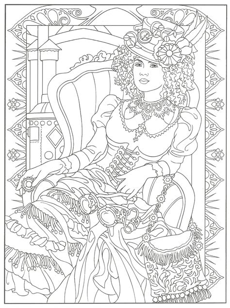 39+ steampunk coloring pages for printing and coloring. Pin on Steampunk Style ~ Adult Coloring