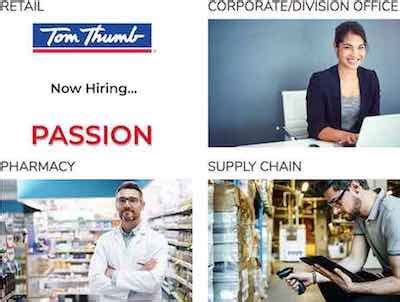 They operated under a traditional banner. Your Tom Thumb Job Application in 5 steps - 2020