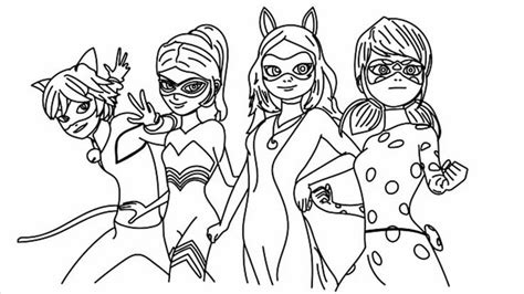 This time, a miraculous ladybug fanart. Coloriages Miraculous Ladybug and Cat Noir. Imprimer A4 ...