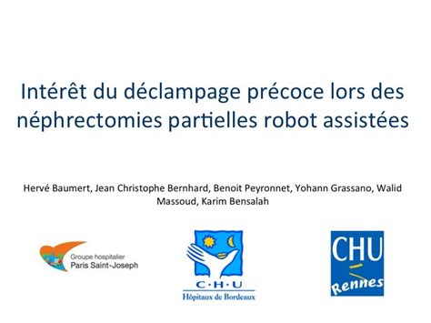 A propensity score matching study based on the seer database. Impact du « Renal score » sur les données périopératoires ...