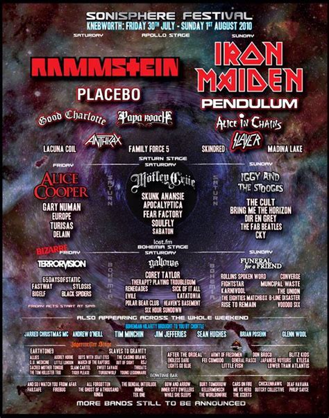 Reading & leeds fest website crashes as revellers flock to buy tickets. Sonisphere 2010 | Sonisphere, Heavy metal music, Family ...