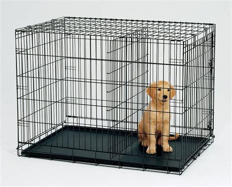 Dog cages are your dogs' luxury apartments. 42' Collapsible Metal Dog Crate Cat Cage With Divider