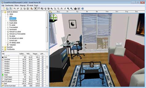 Sweet home 3d is an interior design application that helps you to quickly draw the floor plan of your house, arrange furniture on it, and visit the results in 3d. Sweet Home 3D képernyőképek