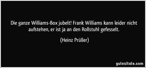 Die ganze Williams-Box jubelt! Frank Williams kann leider ...