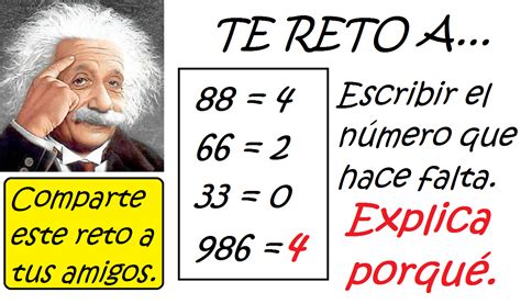 Trata de calcular mentalmente estas operaciones matemáticas. Retos, acertijos y algo más...: Retos mentales. Problema ...