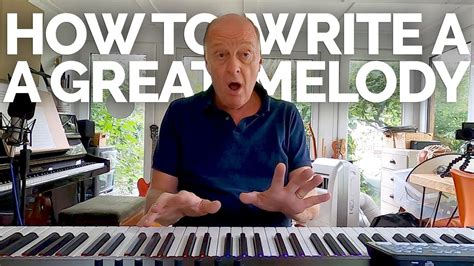 You may very well have. How to write a GREAT melody - YouTube