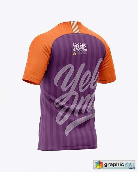 Download Men's Soccer Raglan Jersey Mockup 46590 Free Download ...