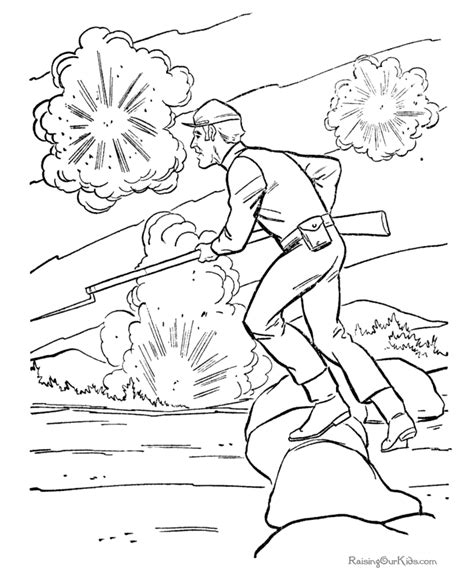 Take a historic trip back to the civil war period and color the soldiers from the two opposing forces. Revolutionary war coloring pages to download and print for ...