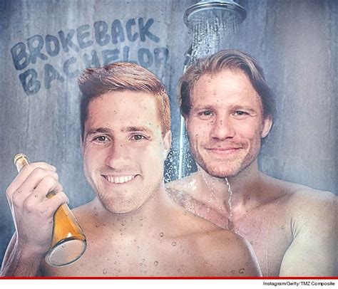 Feast your eyes upon instagram's latest ~eye candy~ account: 'Brokeback Bachelors' -- NAKED Showers Together … But NO ...