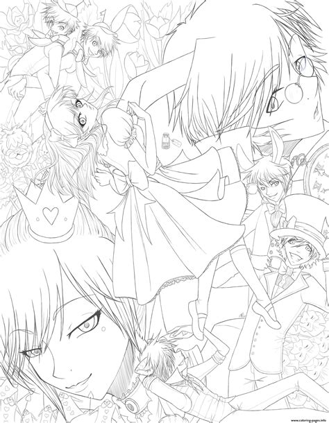 With anime's vast popularity that entices all ages with its interesting stories and graphics, it has made millions and billions worth of. Wonderland Anime Coloring Pages Printable