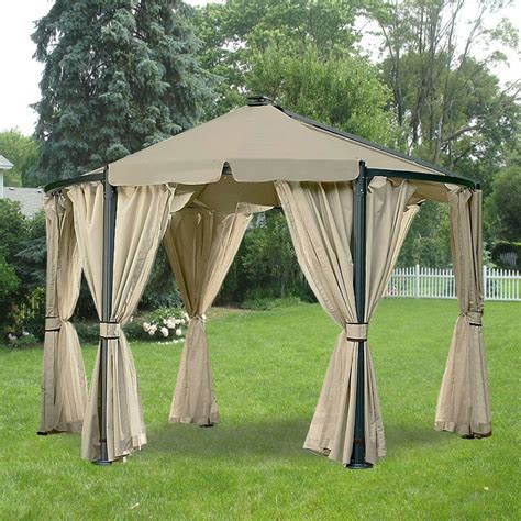 We offer a money back guarantee get this ventilated top replacement gazebo canopy top cover to upgradeyour canopy. 25 Inspirations of Round Gazebo