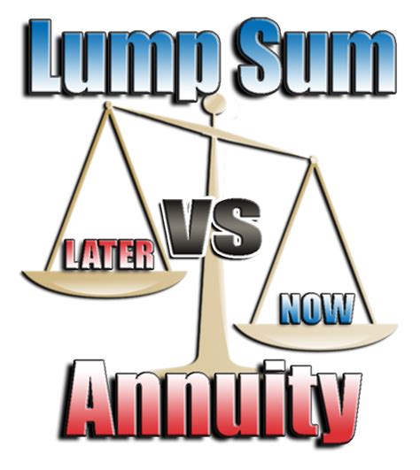 Full or partial lump sums that are not locked in are generally subject to withholding taxes, and taxed at your. Lump Sum or Annuity? Ask These 5 Questions First ...