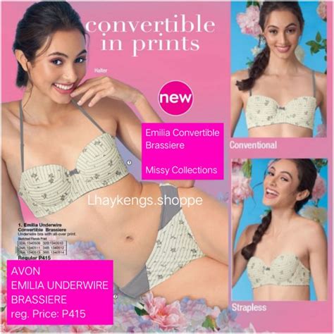 If you are not sure about having avon undergarment, you might want to check out the products from shein, bench and victoria's. New Avon Emilia Underwire Convertible bra | Shopee Philippines