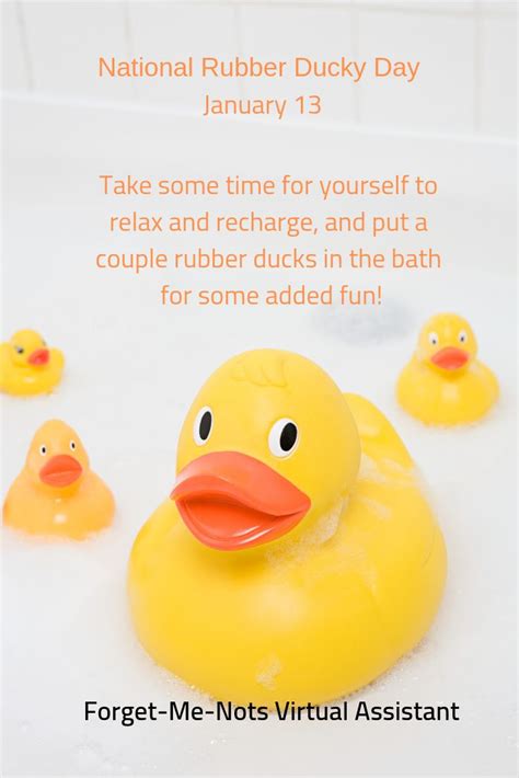 According to a 1973 sesame street calendar, rubber. National Rubber Ducky Duck - January 13 | Rubber ducky ...