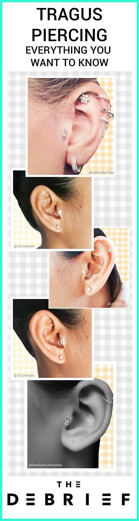 Most of them display a number of different images and designs for the consumer to choose from. Tragus Piercing: Everything You Want To Know | Tragus | Tragus piercings, Piercings, Tragus ...