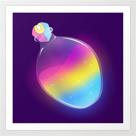 The triggering was released on steam and it has some nice one of them is a pansexual background! Pansexual Pride Potion Art Print by metalwing15 | Society6