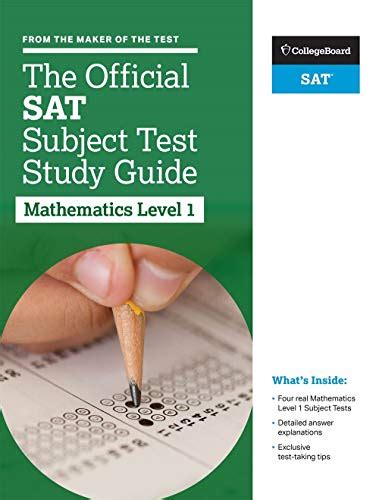 It gives you many practice test questions with step by step answer explanations. The Best SAT Subject Test in Math Level 1 Prep Books of ...