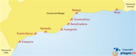 Annonces de particulier à particulier et d'agences immobilières. Plages Málaga Espagne - Liste des stations balnéaires ...