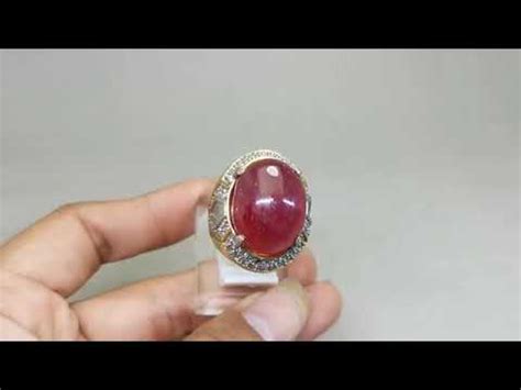 Harga batu delima merah di malaysia. Cincin Batu Natural Ruby Corundum Ruby Merah delima Darah ...