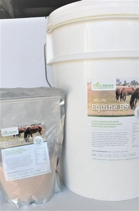 Looking for a supplement store with some of the best prices in australia? Plant Doctor Equine B9 food supplement concentrated ...