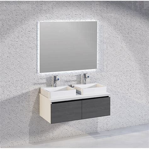 Wall hung vanity units, freestanding vanity units Brayden Studio Rebello Bathroom 1000mm Wall Hung Double ...