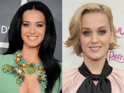 Blondes red heads or brunettes? Katy Perry | 17 Blonde vs Brunette: Celebrity Hair Colour ...