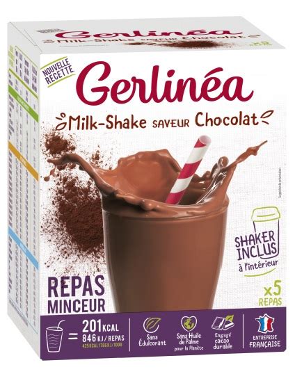 Pour un substitut de repas gourmand ou pour un encas équilibré, il suffit de les glisser dans son sac pour les déguster partout. Milk-Shake Repas Minceur - Chocolat Gerlinéa - Beauté test ...