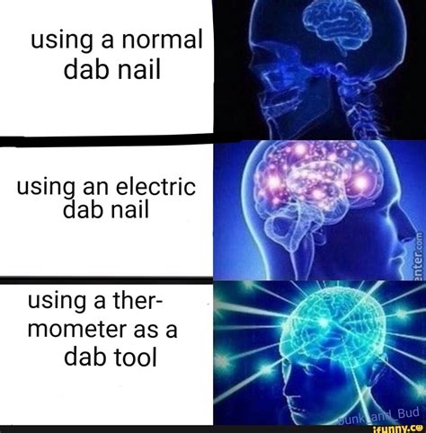 Using a normal dabnaH using an electric dab nall using a 