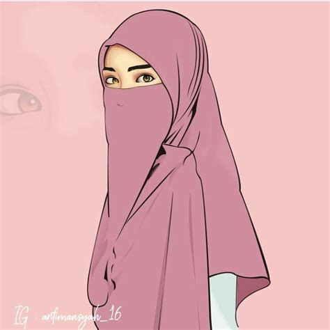 Kumpulan gambar kartun muslimah bercadar lucu dan cantik kualitas hd free download untuk wallpaper dan profile wa maupun fb. Anime Muslimah Bercadar Terbaru - Blog Kata Romantis