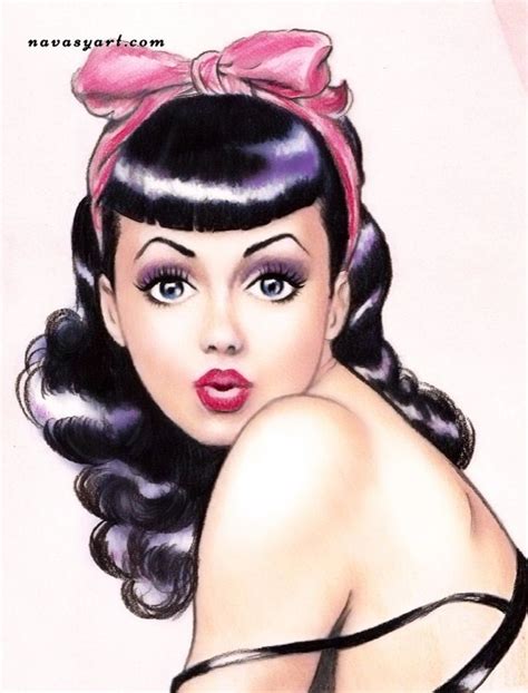 Image of dress, hairstyle, gray. 29 best Pin-up / Nose art images on Pinterest | Etchings ...