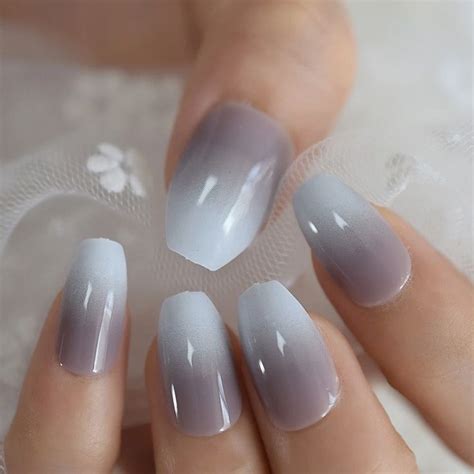 From deep hues to ombre, coffin nails to almond shapes, we have rounded up the most gorgeous matte nail designs. Dark Cream Nails Ombre French Tips Medium Size Ballerina ...