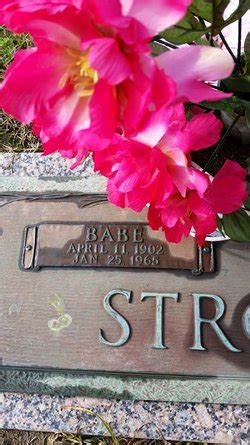 Meet frank, the first ever mosie baby! Babe Strother (1902-1965) - Find A Grave Memorial