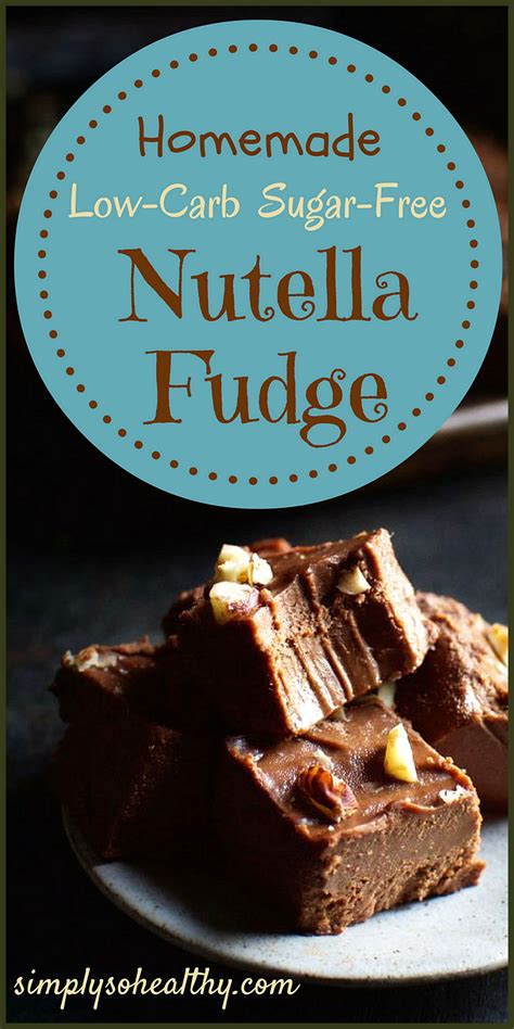 Low carb fast food menu choices. Low-Carb Homemade Nutella Fudge This Low-Carb Homemade ...