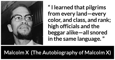 While in prison his brother reginald told him about the nation of islam. "I learned that pilgrims from every land—every color, and ...