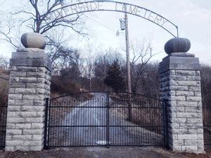 This is the new ebay. Custom Handmade Entrance Security Gate - Hannibal Mo Cemetery